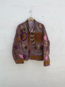 <b>Jacket</b> <b>For</b> <b>Women</b> <b>Velvet</b> <b>Jacket</b> Hand Pink Floral Embroidered <b>Jacket</b> Boho Hippie <b>Jacket</b> Inside Cotton Iining <b>Jacket</b> - Product Image 1