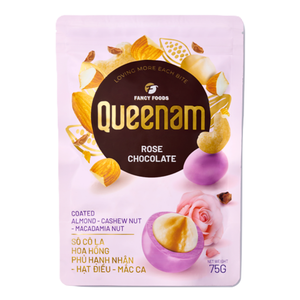 Dragee 75G, Nueces de Almendra, Anacardo y Macadamia Recubiertas de Chocolate Rosa, Producto Más Vendido, Venta Directa de Fábrica, Certificación Global HALAL, OEM/ODM - Product Image 1