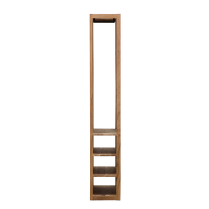 Vandana Ultra Novara acacia wood mirror with <b>storage</b> - Product Image 4