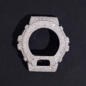 Premium DW6900 Custom Bling Iced Out Watch Heavy Metal Stainless Steel <b>Case</b> Diamond Inspired Urban Fashion Wristwatch - Product Image 1