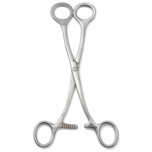 Pinzas de Sujeción Collin Tongue, Instrumento Quirúrgico de Acero Inoxidable para Procedimientos de Cirugía ORL, Bucal y Maxilofacial - Product Image 1