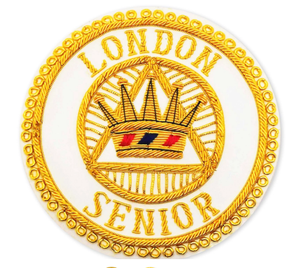 Insignias de Lona Bordadas a Mano de Lujo Personalizadas Hechas a Mano con Tela de Bullion de Alta Calidad, Servicio OEM, Regalia Masónica Ecológica 3D - Product Image 2