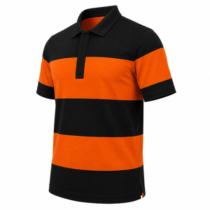 Factory Price Men Striped Collar <b>Shirt</b> Trendy <b>Y2K</b> Short Sleeve Stripe <b>Shirt</b> Wholesale Fashion Mens Horizontal Striped <b>Shirt</b> - Product Image 5