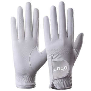 Gants de cyclisme en cuir à doigts entiers, imprimés réfléchissants, respirants, antidérapants, avec fermeture auto-agrippante, unisexes, pour l'été - Product Image 3