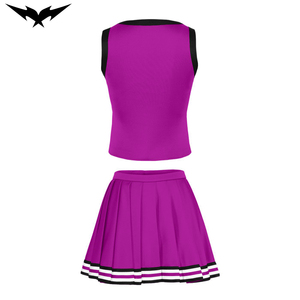 Uniforme de Porristas Premium Estampado con Tela Elástica Transpirable, Diseño Personalizado con Pedrería, Uniformes de Porristas de Élite, Diseña el Tuyo Propio - Product Image 4