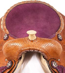 Importación DE LA India 100% cuero genuino occidental sillín de caballo de pecho y cuello puesto de cabeza sillín INGLÉS DE LA India - Product Image 4