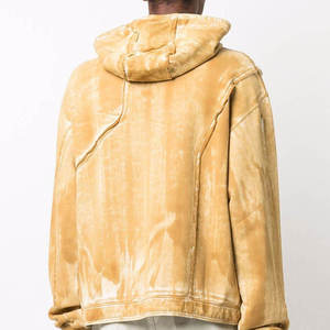 Sweat-shirt rétro unisexe en coton 100% personnalisé, coupe oversize, style streetwear, délavé à l'acide et au sel, effet vintage et lourd - Product Image 2