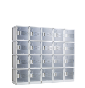 Household Vented Plastic Mini Locker Cabinet with Anti-Rust & Moisture Corrosion Resistant - Product Image 4
