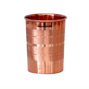 Vaso de Cobre Puro de Diseño Atractivo para Beber Agua, para Mesa de Cocina, Bar, Whisky, Vino, Bebidas - Product Image 4