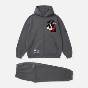 Chándal de Fabricante con Lavado Ácido, Sudadera con Capucha de 420 Gsm, Estampado Personalizado, Chándal Oversize de Peso Pesado para Hombre, Estilo Urbano - Product Image 3