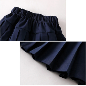Jupe plissée unie décontractée pour femme, taille naturelle, violette, personnalisée, été, écologique, douce, respirante, avec doublure de sécurité, uniforme scolaire - Product Image 4