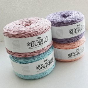 ราคาเส้นด้ายฝ้ายคอมแพคแบบหวี GRANDE Coma Cotton Crochet Yarn สำหรับถักมือ น้ำหนัก 300 กรัม สำหรับถักโครเชต์ - Product Image 4
