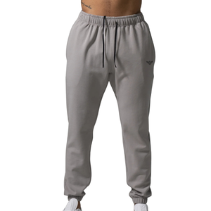 Mens Lightweight Solid Cotton <b>Fleece</b> <b>Jogger</b> Pants Elastic Waist Drawstring Sweatpants Casual Gym Fitness Training Breathable - Product Image 1