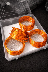 Traditional Yellow Glass <b>Bangles</b> Set for Women Handmade Ethnic Chudi Set for Weddings, Festivals, and <b>Indian</b> Resin Crafts - Product Image 2