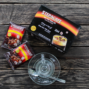 Café con Chocolate Helado Negro STEPPACAFE ODM/OEM 2 en 1, Dulce y con Toque de Nuez, Certificado Halal, 32 Cajas/Caja, Entrega Rápida, Proveedor de Vietnam - Product Image 4