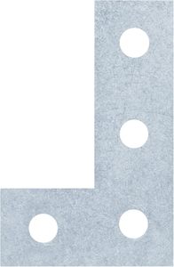 MISA Fixations en acier zingué de qualité supérieure à 4 trous pour profilés en L de 1-5/8 po, supports de connexion en forme de L de 7/32 po d'épaisseur - Product Image 3