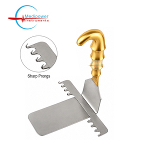 Retractor de Abdominoplastia Medipower Saldanha con Puntas Afiladas para Lipoabdominoplastia, Retracción de Flap Abdominal, Instrumento Quirúrgico - Product Image 6