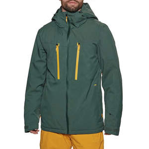 Combinaison de ski imperméable 10 000 mm grande taille, veste de snowboard à capuche avec fermeture éclair frontale, coupe-vent et anti-humidité - Product Image 1