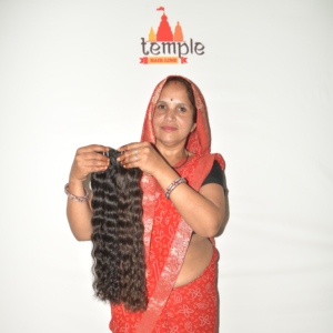 Extensions de cheveux humains Remy bouclés indiens profonds, tissage complet en dentelle, teinte foncée naturelle, motif de boucles définies, trame cousue à la machine, qualité salon - Product Image 1