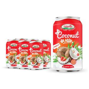 Bebida Vegana de Leche de Coco con Sabor a Mango y Nata de Coco en Lata de 330ml, Producto Superior, Precio Económico, Personalizable, OEM, ODM, Muestra Gratis - Product Image 2