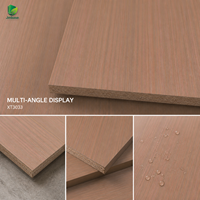 Panneau de particules MFC Jinbase XT3033 Rose Sand Teak 18mm E0 1220x2440mm fini première qualité pour armoires de cuisine