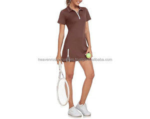 Hot Selling Unisex High Waist Tennis Uniform Set Spandex Nylon Short Sleeve Top Mini <b>Skirt</b> Breathable Quick Dry Custom Team - Product Image 3