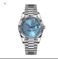 Reloj de Buceo Deportivo y Elegante con Correa de Acero Inoxidable de 20 mm, Resistente al Agua hasta 50 Bares, con Cristal de Zafiro, para Dropshipping