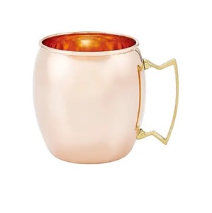 Ensemble de 4 tasses Moscow Mule en acier inoxydable plaqué cuivre gunmetal 18 oz, avec doseur et pics à cocktail pour boissons fraîches - Product Image 5