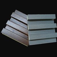 Panneaux WPC ignifuges et étanches certifiés sécurité, revêtement personnalisable à grain de bois doux pour une touche élégante en intérieur