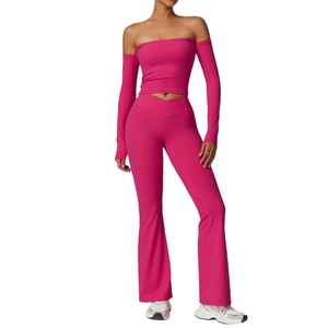 Conjuntos Deportivos de Yoga de Alta Calidad para Mujer, Ropa Deportiva Suave, de Secado Rápido, Conjuntos de 2 Piezas para Gimnasio y Entrenamiento - Product Image 2