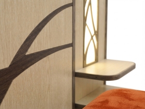 Wooden Queen Size <b>Platform</b> <b>Bed</b> <b>Frame</b> with Headboard and Side Tables <b>Bed</b> Set Modern Bedroom Furniture MDF Panel - Product Image 3