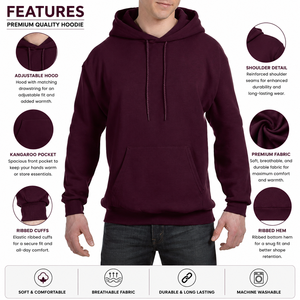 Sweats à capuche pour hommes, légers, de couleur unie, en vente, nouvelle qualité, service OEM, vente en gros, meilleur design. - Product Image 5