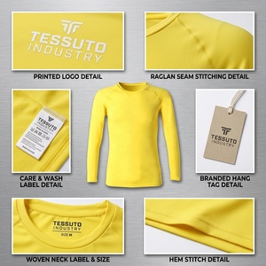 Custom Kids Unisex Long Sleeve Rash Guard Boys Girls <b>Swim</b> <b>Shirt</b> Children Surf Top Wholesale Private Label OEM ODM Manufacturer - Product Image 4