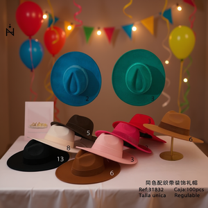 Z Woven Decorative Top <b>Hat</b> Adjustable Unisex <b>Party</b> <b>Hat</b> <b>Adult</b> Four Seasons - Product Image 3