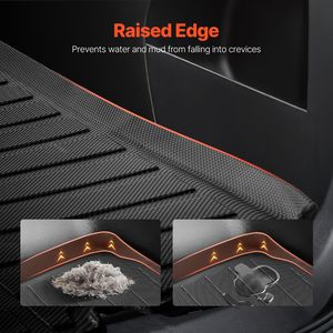 Tappetino per Bagagliaio su Misura per Ford Edge 2015-2024 e Ford Edge ST 2020-2024, Protezione per Bagagliaio in TPE per SUV Compatibile con Ford R - Product Image 5