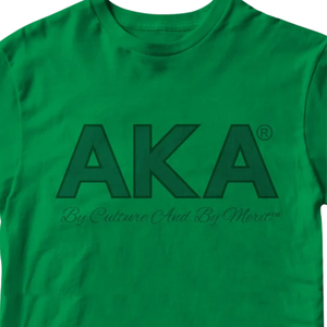 T-shirt en chenille verte AKA pour femme, broderie de lettres grecques, col rond décontracté, qualité supérieure, coupe confortable - Product Image 6