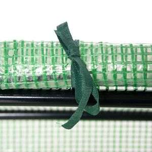 Mini serre portable 4 x 2 x 2 avec couverture en PE et fenêtres à fermeture éclair pour utilisation en intérieur/extérieur, petite serre de jardin - Product Image 4