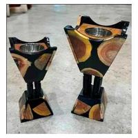 Quemador de Incienso de Madera Natural y Resina Ecológica de Primera Calidad para una Fragancia Aromática de Lujo en el Hogar, Diseños Personalizables