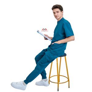 ชุดยูนิฟอร์มพยาบาลแบบสั่งทำพิเศษ เสื้อแขนยาว กางเกงขายาวทรงกว้าง ชุดสครับพยาบาล ชุดสครับป้องกันรอยยับ เสื้อกาวน์ - ผู้ผลิต FMF - Product Image 1