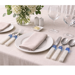 Nouvel ensemble de couverts jetables en acier inoxydable de qualité supérieure, 5 pièces (cuillères, fourchettes, couteaux) pour mariage, usage domestique, événements, cadeau - Product Image 4