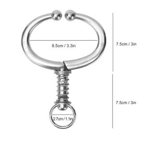 Anillo Nasal de Acero Inoxidable Reutilizable para Ganado, Instrumento Veterinario Ajustable y Duradero para Sujetar Bueyes - Product Image 3