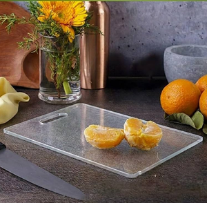 Organiseur de cuisine moderne en acrylique, planches à découper pour protéger le comptoir, pour la découpe de viande, fruits, pain, légumes. - Product Image 1