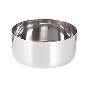 Ensemble de 4 bols en acier inoxydable, design minimaliste poli, empilables, vaisselle en métal pour servir les aliments, bol de service à domicile, bol de cuisine - Product Image 6