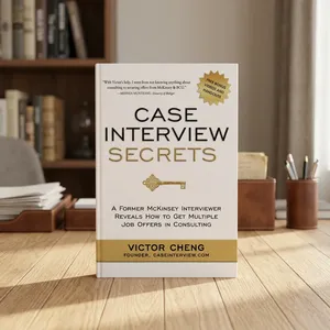 Secretos para entrevistas de casos de negocios de Victor Cheng, guía de desarrollo profesional y estrategia empresarial en formato papel. - Product Image 1