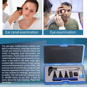 Kit Otoscope LED Multifonctionnel Médical et Domestique pour l'Examen des Oreilles, des Yeux, de la Bouche et de la Gorge avec Lampe Pupillaire – Soins de Santé - Product Image 6