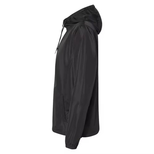 Veste coupe-vent pour homme de haute qualité, vente en gros, couleur personnalisée, capuche intégrée, réversible, imperméable, respirante, écologique - Product Image 4