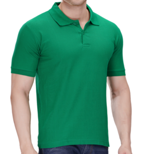 Polo uni pour homme en polyester 100 %, manches courtes, tissu respirant, coupe classique, idéal pour l'été et le personnel - Product Image 5