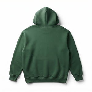 Sudadera con Capucha Dumela Verde Oscuro para Hombre, Corte Regular, 100% Algodón, Forro Polar, Bolsillo Delantero, Ropa Casual de Otoño, Logotipo Estampado - Product Image 2
