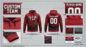 Sudadera con Capucha de Algodón Personalizada para Equipos con Impresión por Sublimación - Diseño Profesional por Wolson Industry (Modelo WI-SH-000115) - Product Image 5