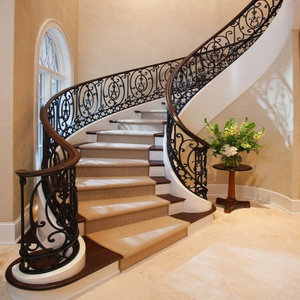 Barandilla de Hierro Forjado Premium para Escaleras: Eleva la Decoración de tu Hogar con un Arte Artesanal Hermoso, Duradero y Elegante - Product Image 2
